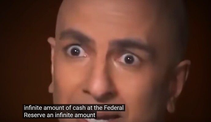 infinite amount of cash at the federal reserve