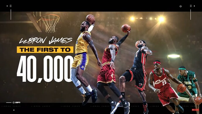 Lebron 40k points