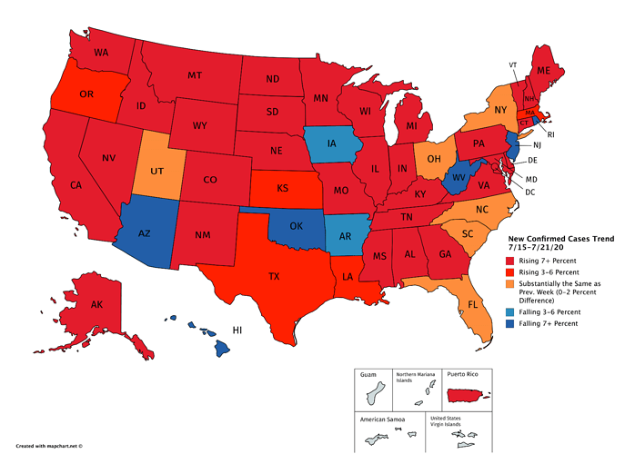 New Confirmed Cases Trend 7_15-7_21_20