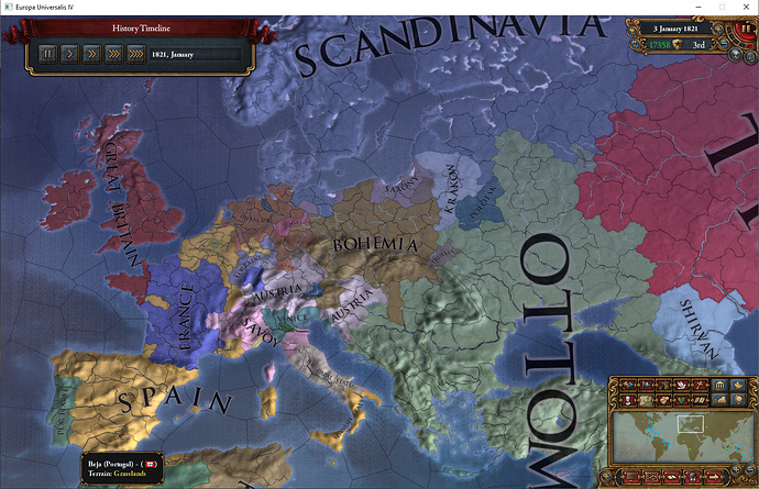1821 Europe