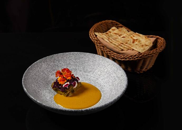 Tresind_Confit Duck, Peanut butter Curry, Malabar Paratha - 1-min