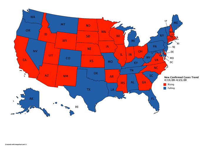 New Confirmed Cases Trend 4_15_20-4_21_20