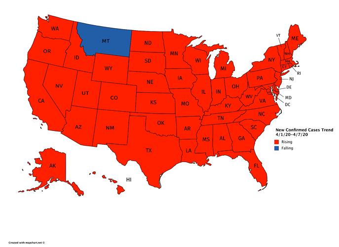 New Confirmed Cases Trend 4_1_20-4_7_20