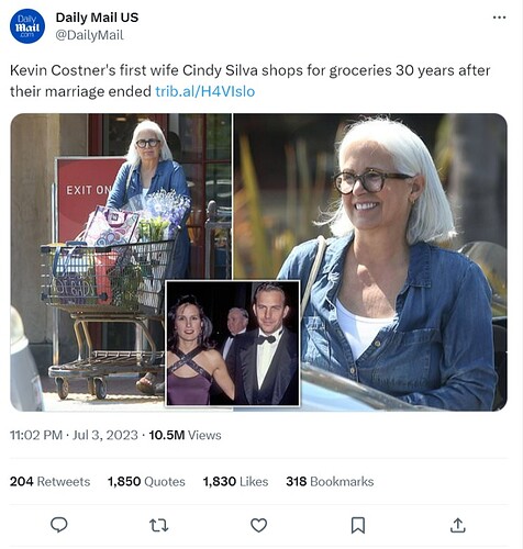 Screen Capture 081 - Daily Mail US on Twitter_ Kevin Costner's first wife Cindy Silva shops - twitter.com