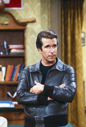 Henry-Winkler-as-Fonzi-on-Happy-Days-29-Years-Old