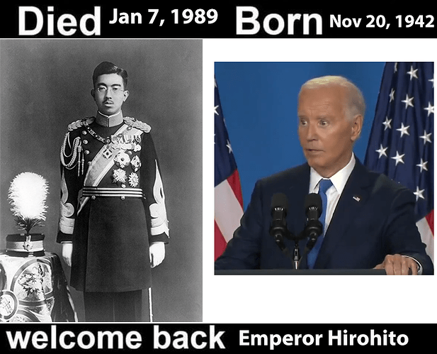 welcome back joe hirohito