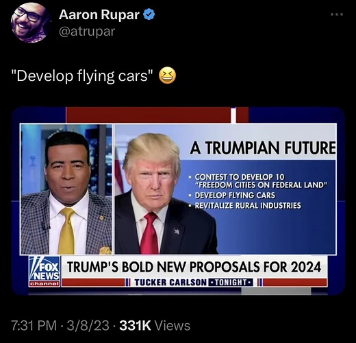 trump flying cars