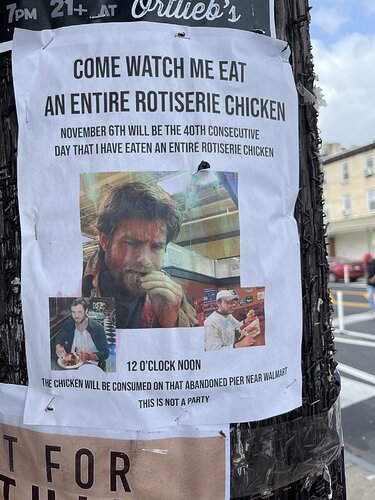 chicken poster