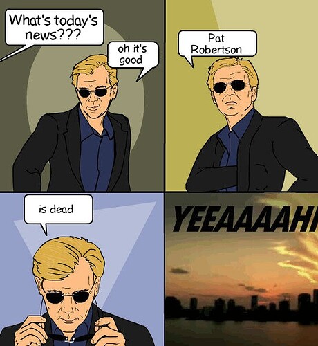 Horatio Caine 4 pane comic 1986