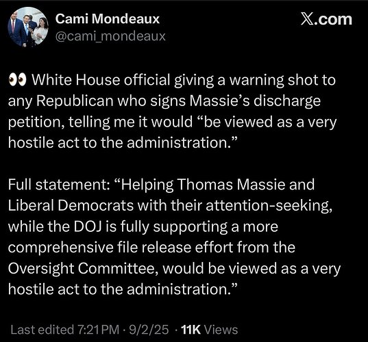 massie epstein trumpispedo twitter AAAESo