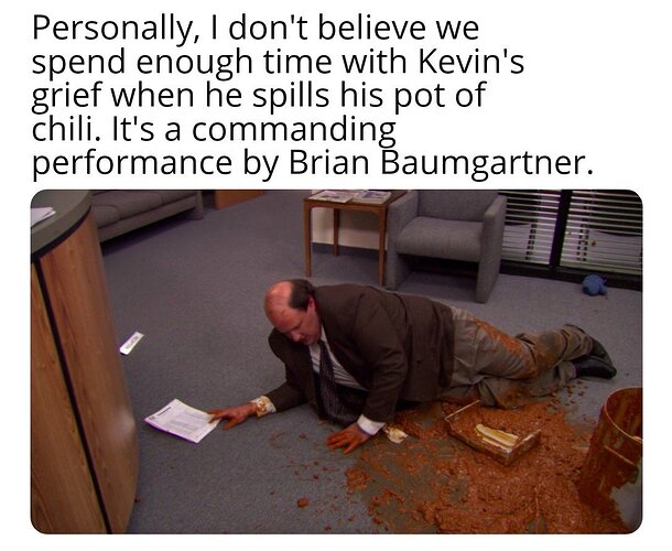 Kevin's grief