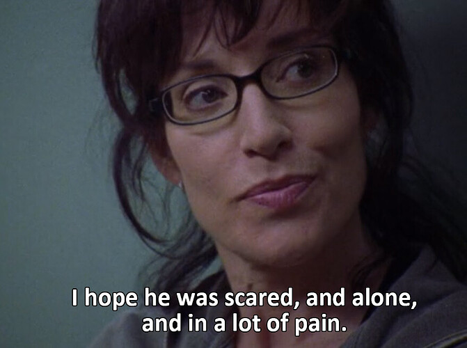 nancy gilroy scared and alone