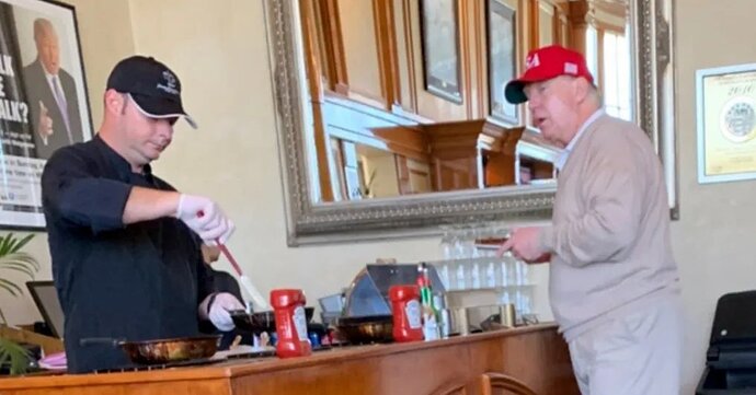 trump omelette bar