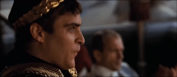 Unimpressed Commodus