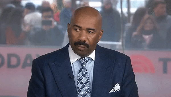 steve harvey disappointed