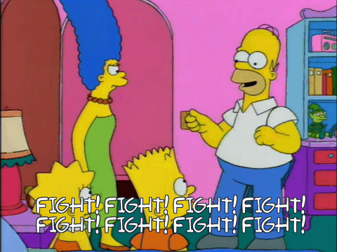 homer fight fight fight